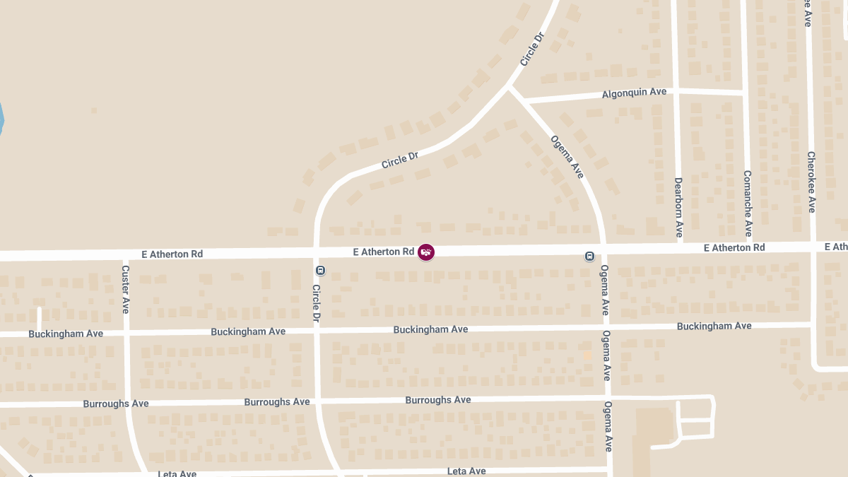 Injury Crash Reported at 635 E Atherton Rd