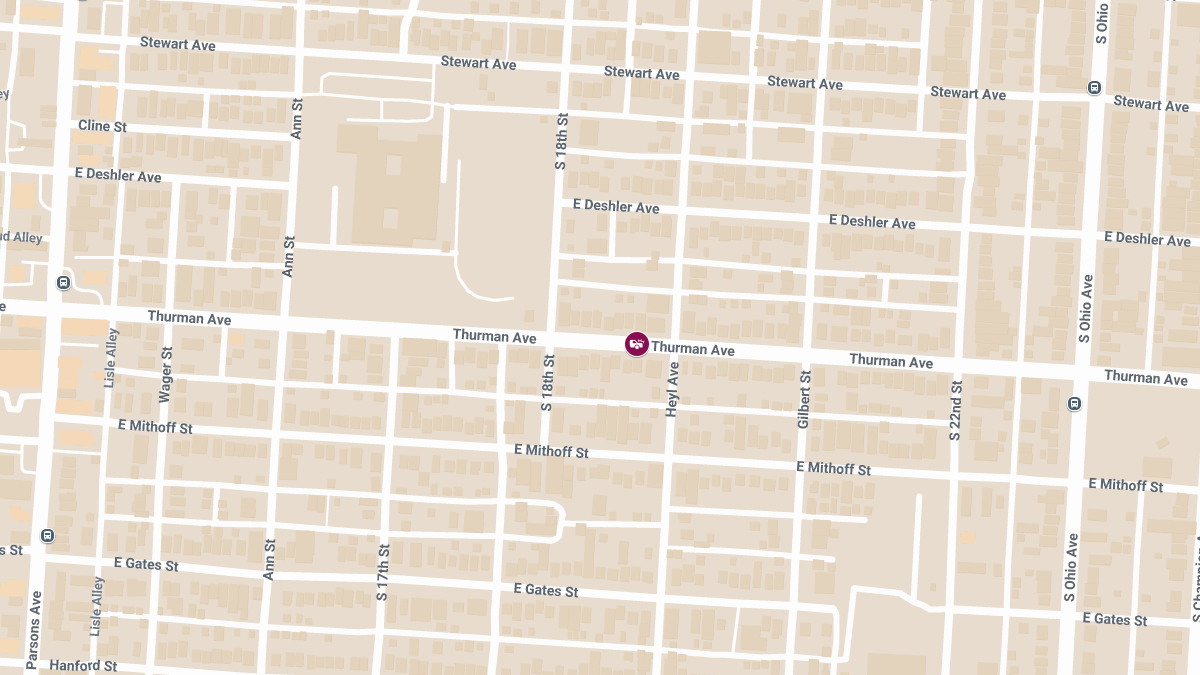 Injury Crash Reported at 643 Thurman Ave