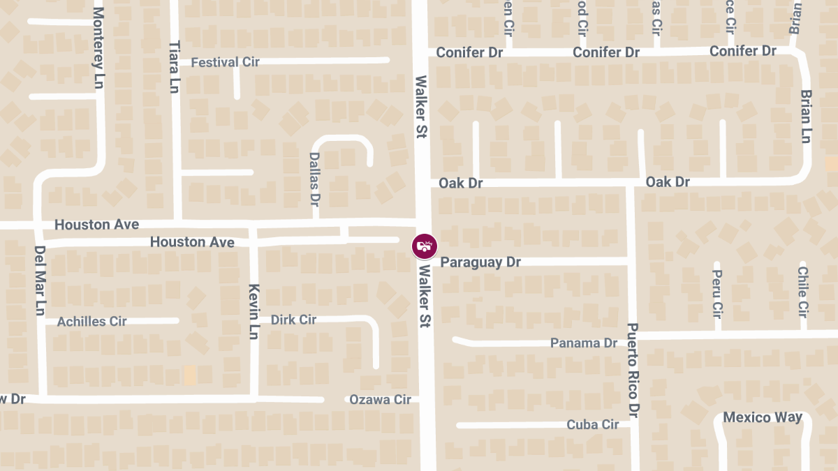 Injury Crash Reported at 7502 Walker St