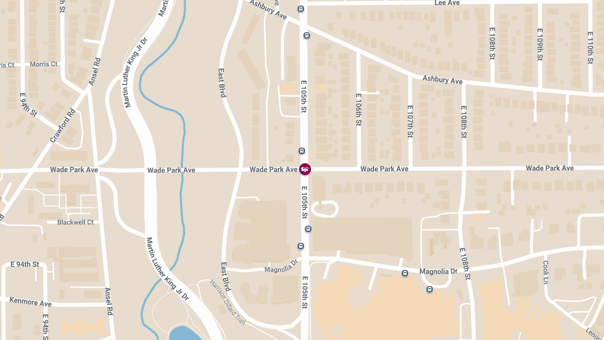 Injury Crash Reported at E 105th St & Wade Park Ave