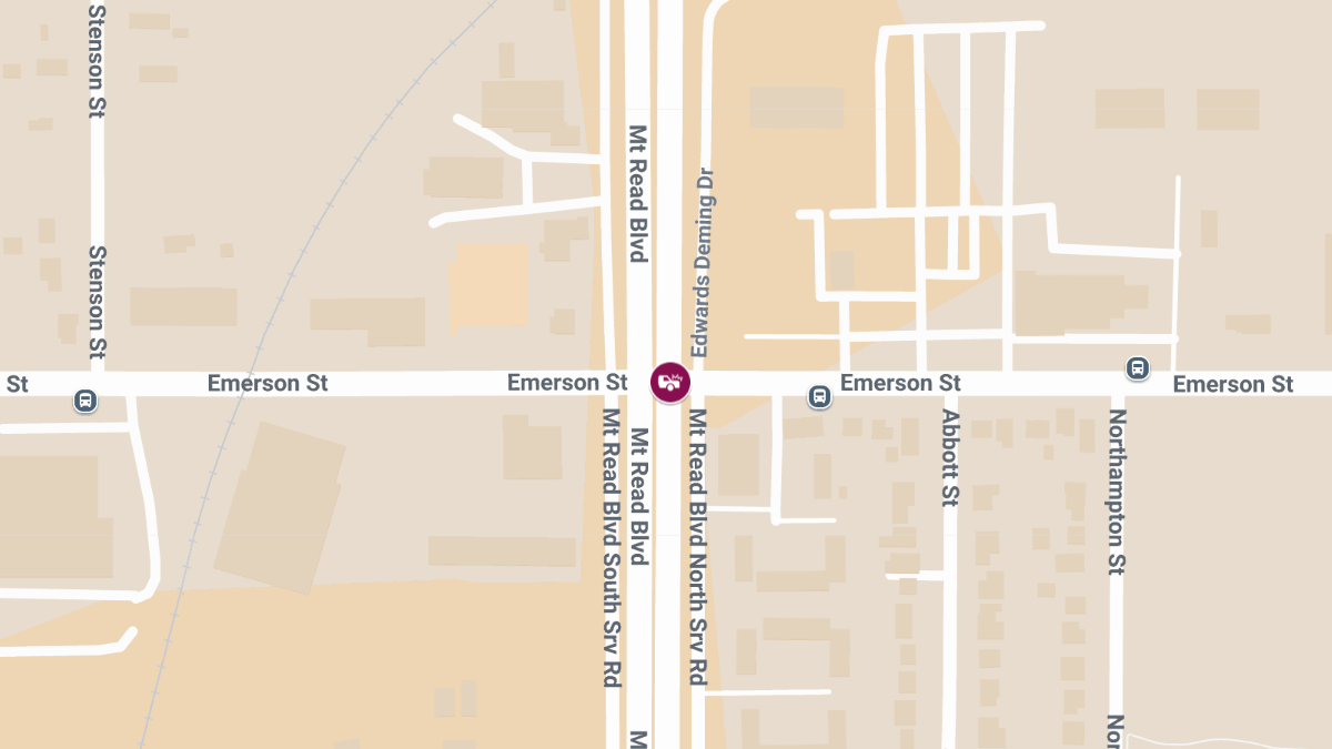 Injury Crash Reported at Emerson St & Mount Read Blvd