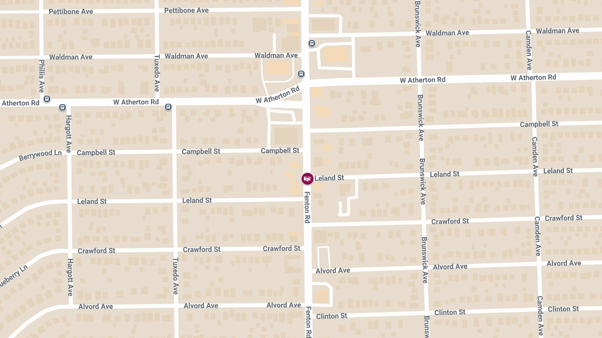 Injury Crash Reported at Fenton Rd & Leland St