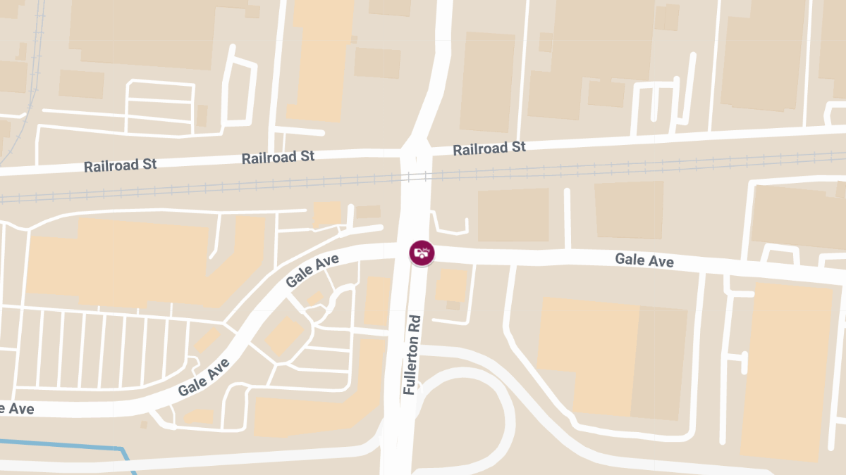 Injury Crash Reported at Gale Ave & Fullerton Rd