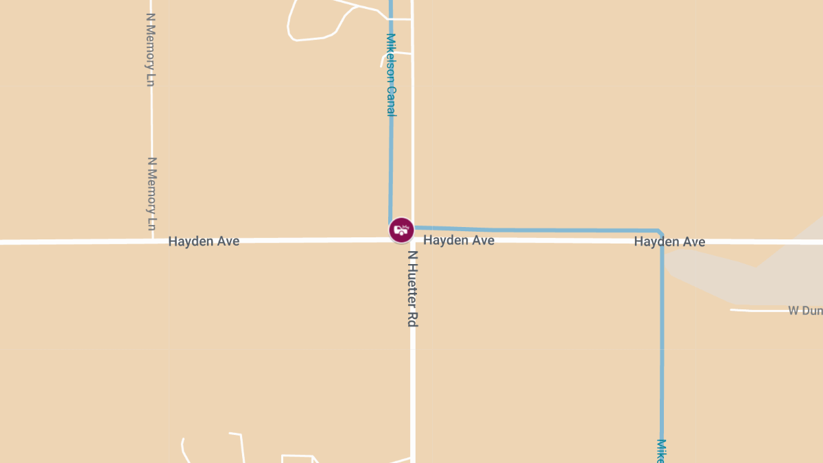 Injury Crash Reported at Hayden Ave & Huetter Rd