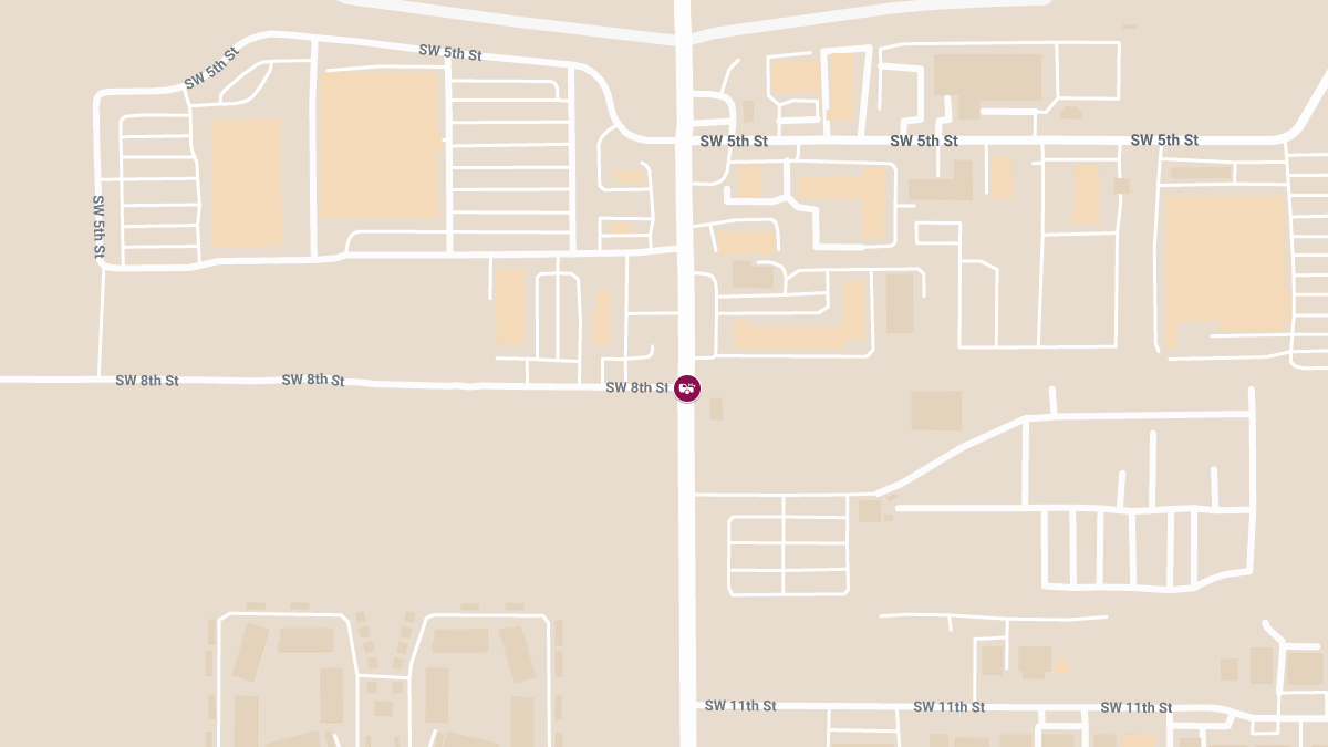 Injury Crash Reported at MacArthur Blvd & SW 8th St
