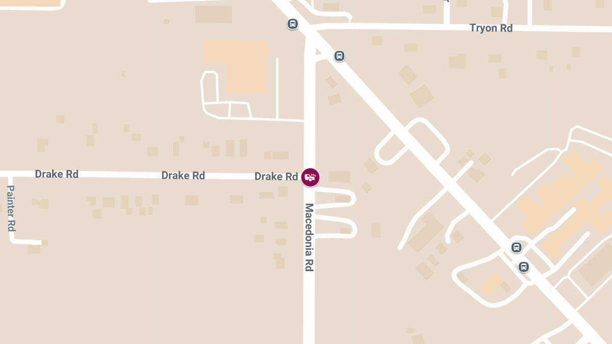 Injury Crash Reported at Macedonia Rd & Drake Rd