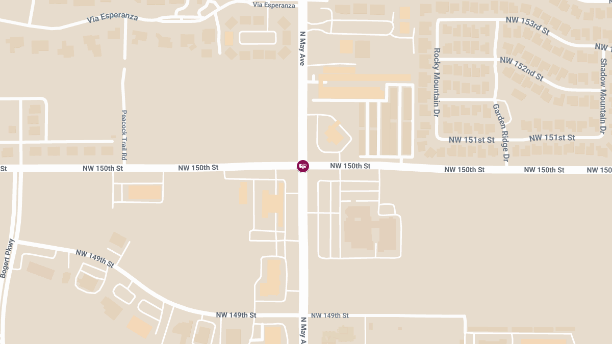 Injury Crash Reported at NW 150th St & N May Ave