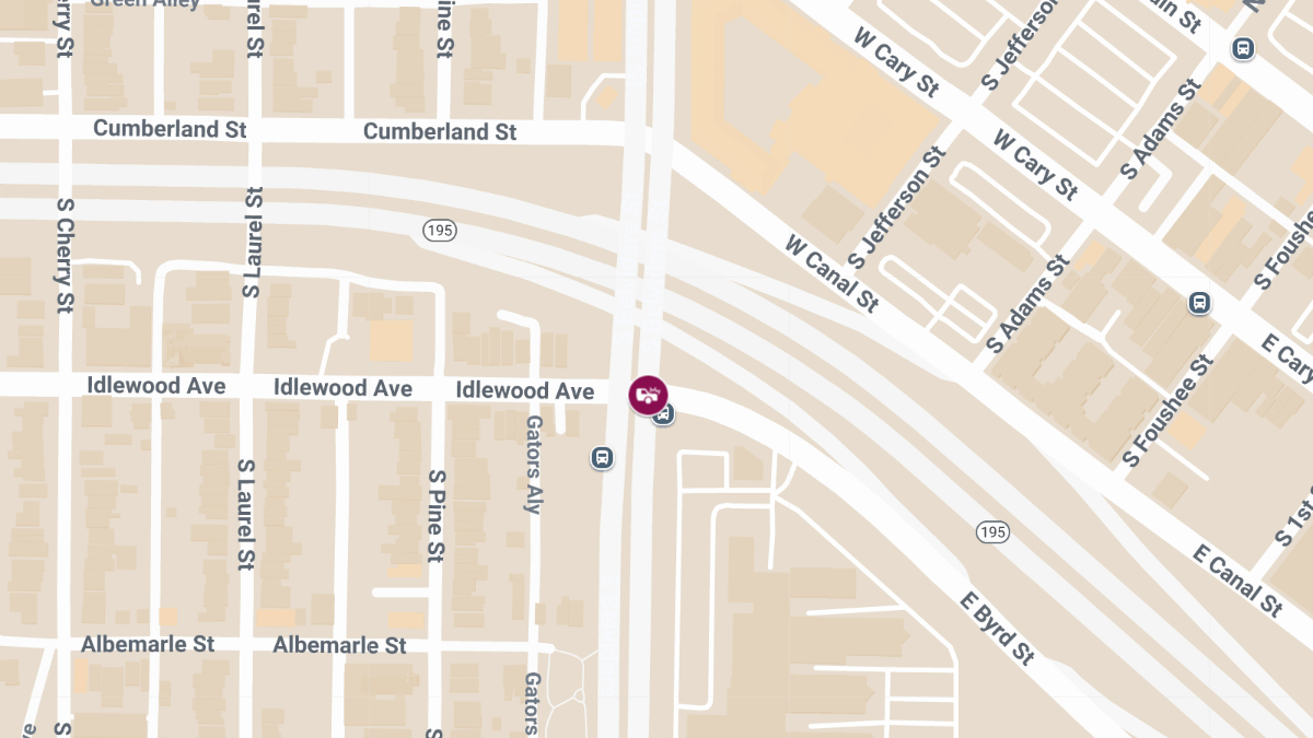 Injury Crash Reported at S Belvidere St & W Byrd St in Gambles Hill
