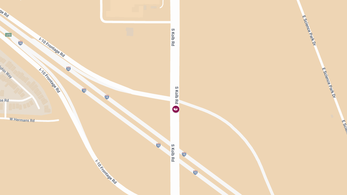 Injury Crash Reported at S Kolb Rd Near I-10 Exit 270
