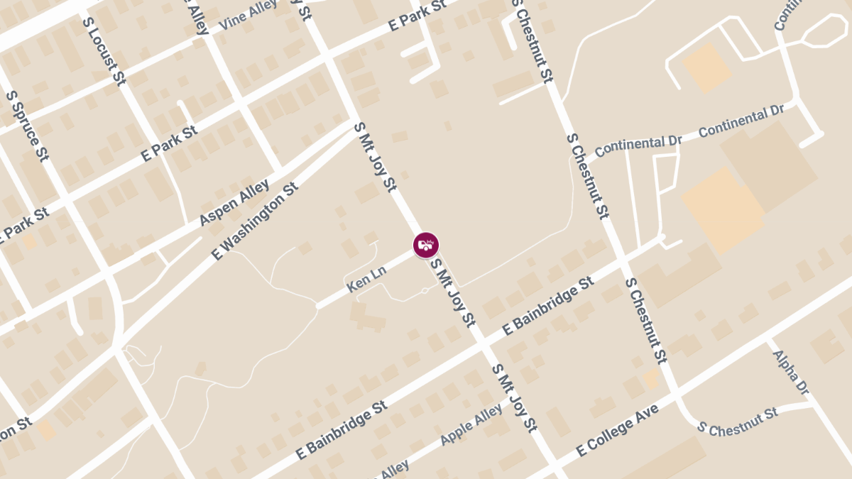Injury Crash Reported at S Mount Joy St & Ken Ln