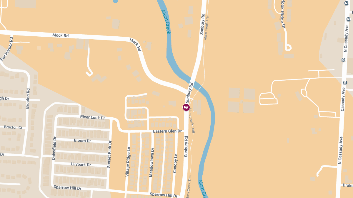 Injury Crash Reported at Sunbury Rd & Mock Rd