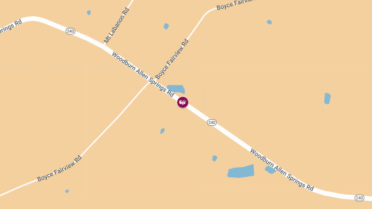 Injury Crash Reported on 12364 Woodburn Allen Spring Rd