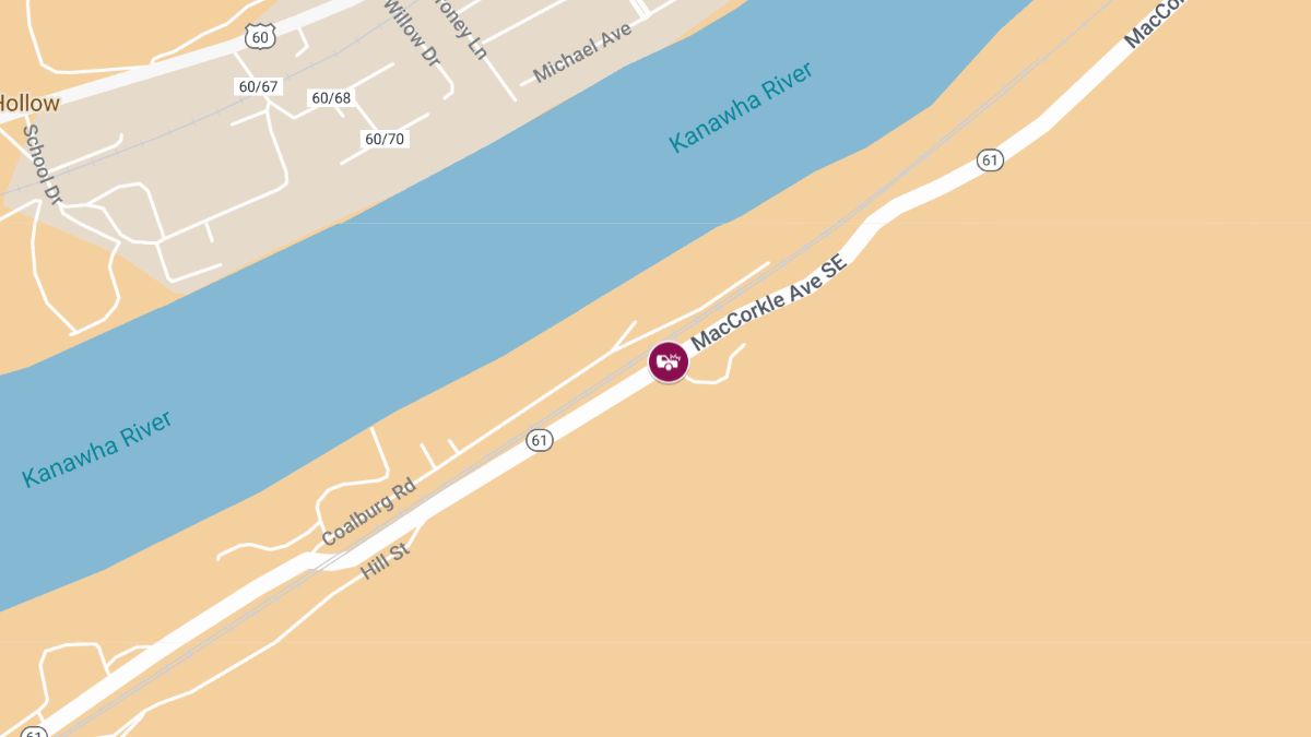 Injury Crash Reported on 15475 MacCorkle Ave SE