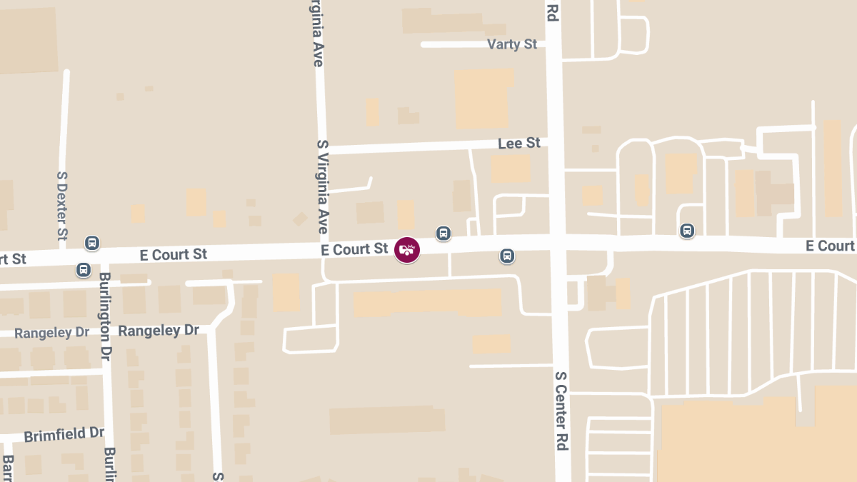 Injury Crash Reported on E Court St Near Burton Garage