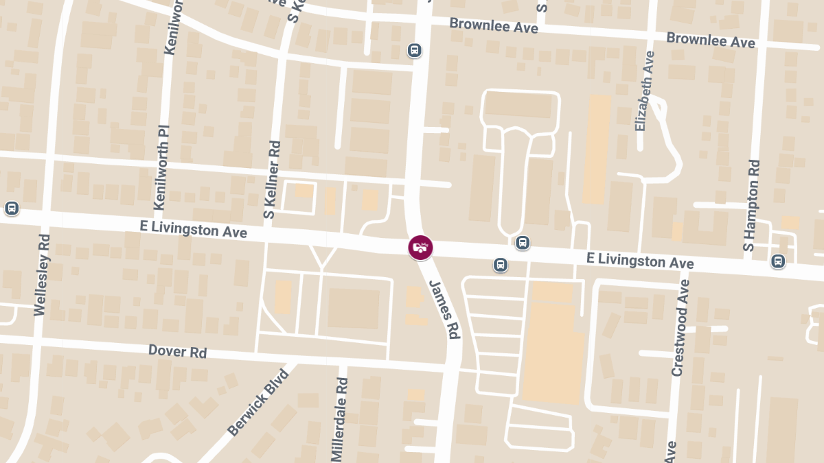Injury Crash Reported on E Livingston Ave Near James Rd
