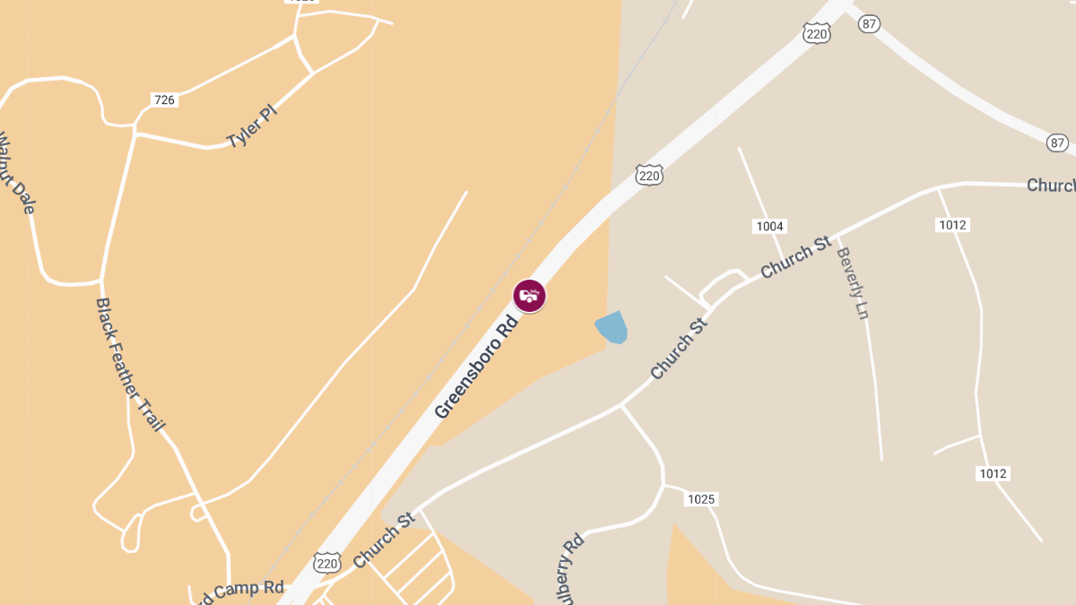 Injury Crash Reported on Greensboro Rd