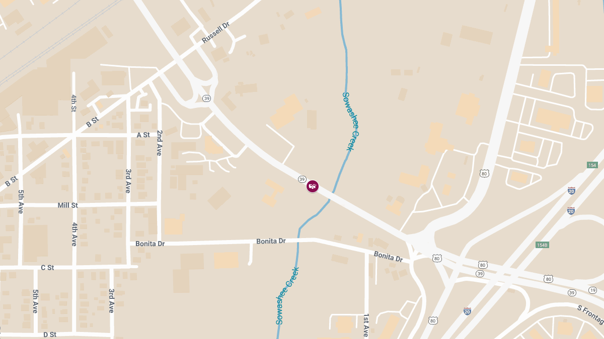 Injury Crash Reported on Highway 39 North Near Hampton Shell