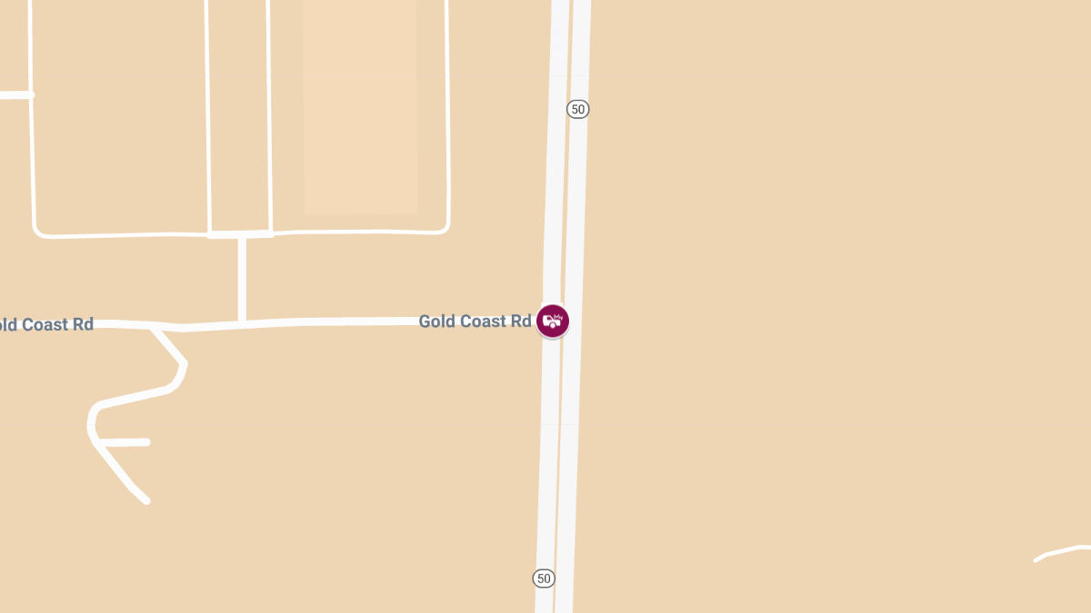 Injury Crash Reported on Hwy 50 at Gold Coast Rd