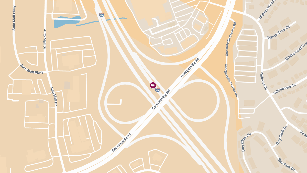 Injury Crash Reported on I-270 North Near Georgesville Rd