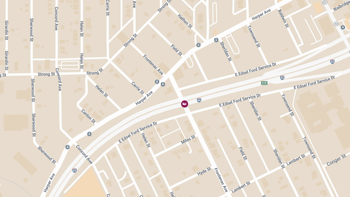 Injury Crash Reported on I-94 East at Frontenac St