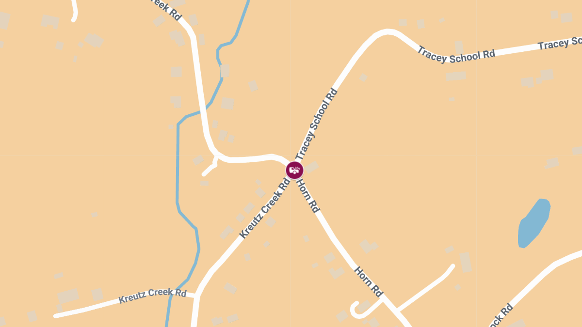 Injury Crash Reported on Kreutz Creek Rd Near Horn Rd