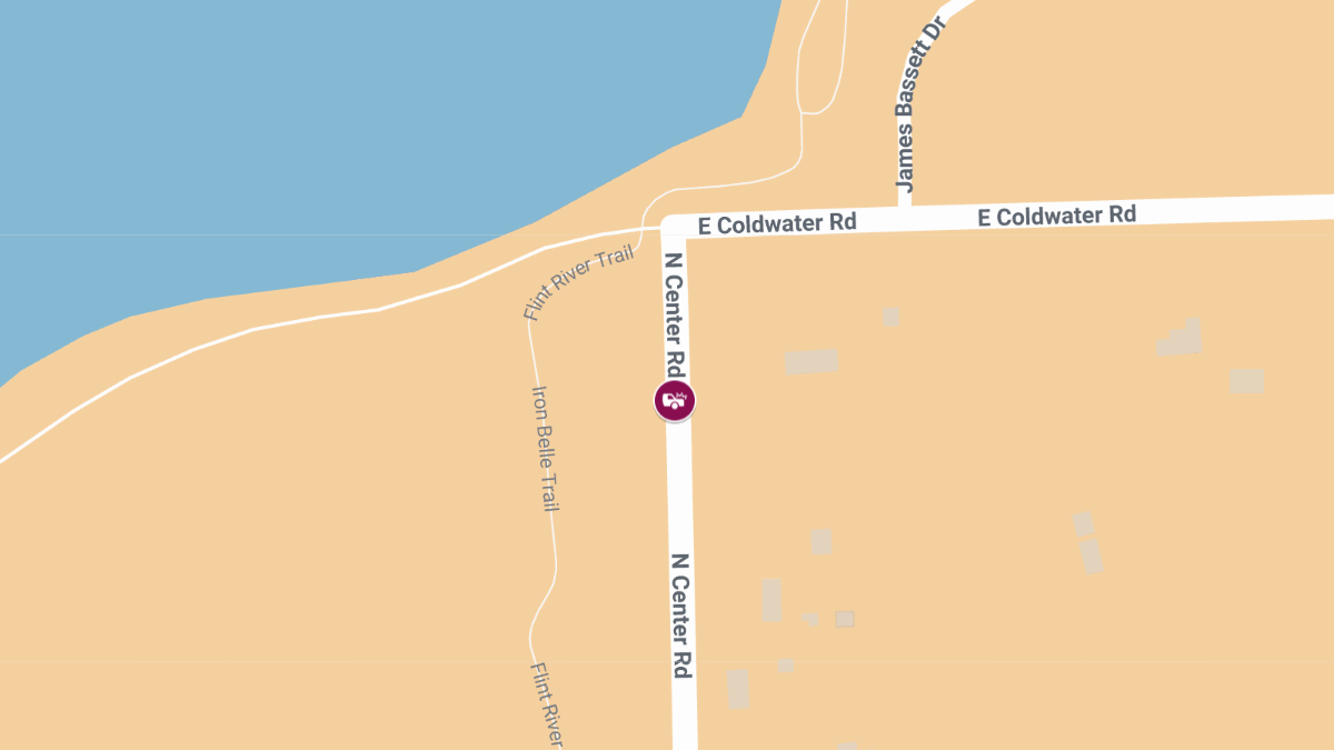 Injury Crash Reported on N Center Rd