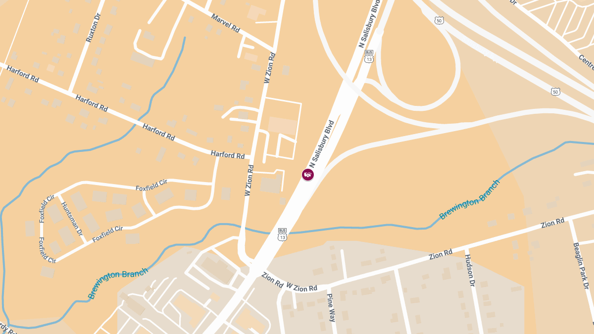 Injury Crash Reported on N. Salisbury Blvd