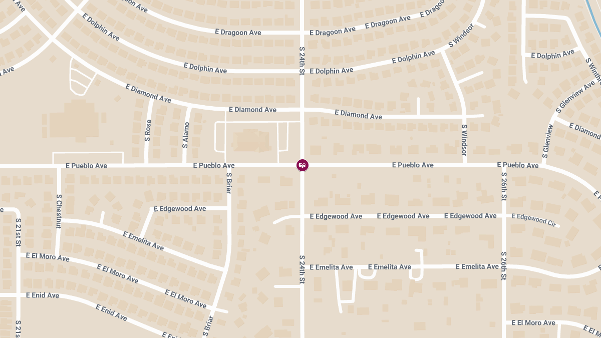 Injury Crash Reported on S 24th St at E Pueblo Ave