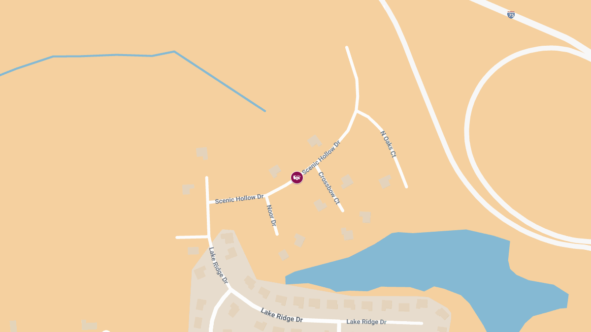 Injury Crash Reported on Scenic Hollow Dr