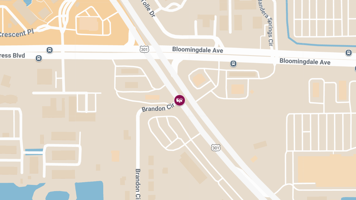 Injury Crash Reported on US-301 at Brandon Cir