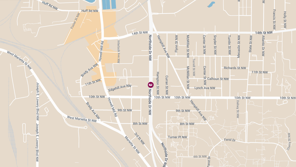 Injury Crash at 1011 Northside Dr NW