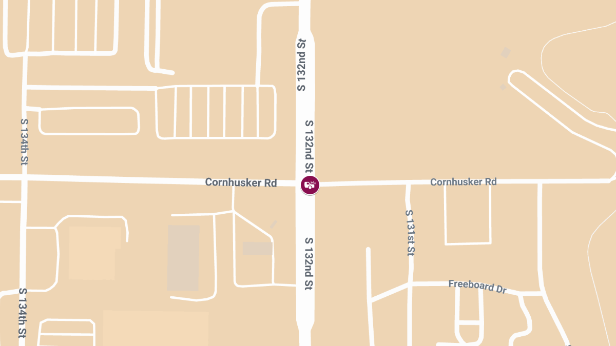 Injury Crash at 132nd St & Cornhusker Rd