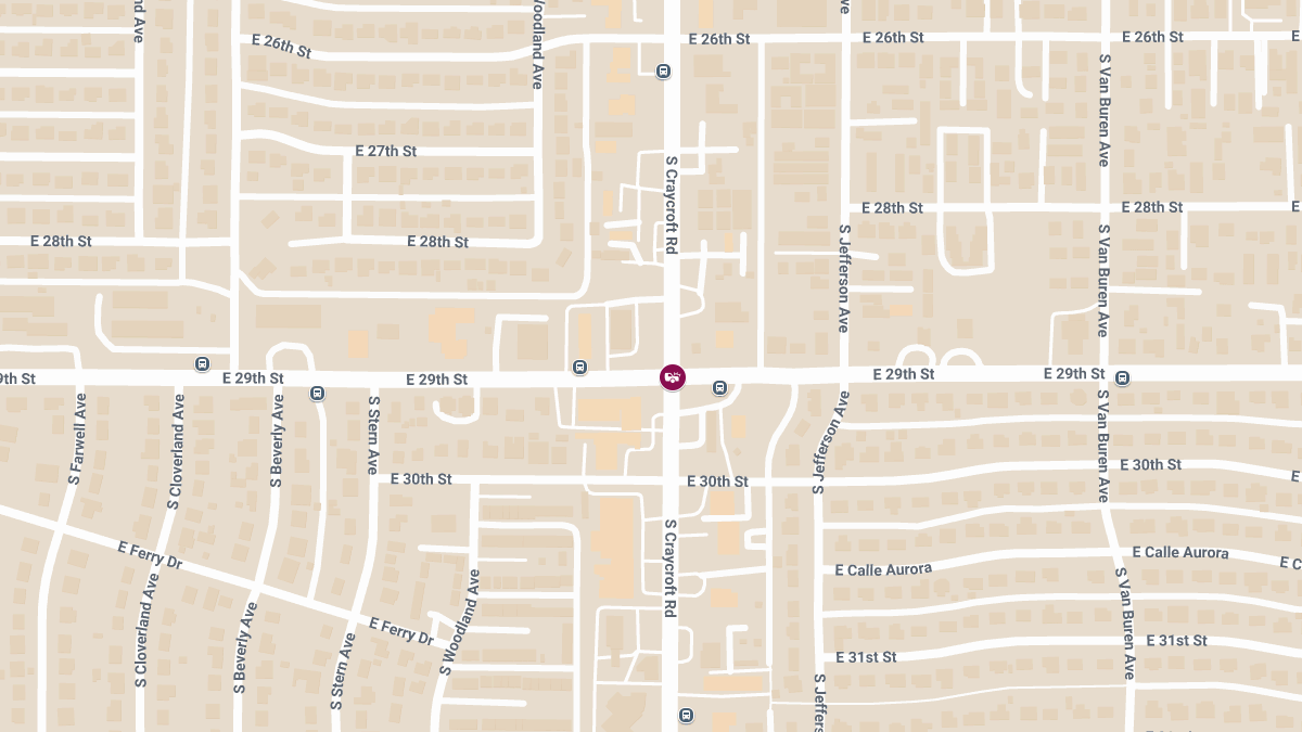 Injury Crash at 29th St & Craycroft Rd Blocks Traffic