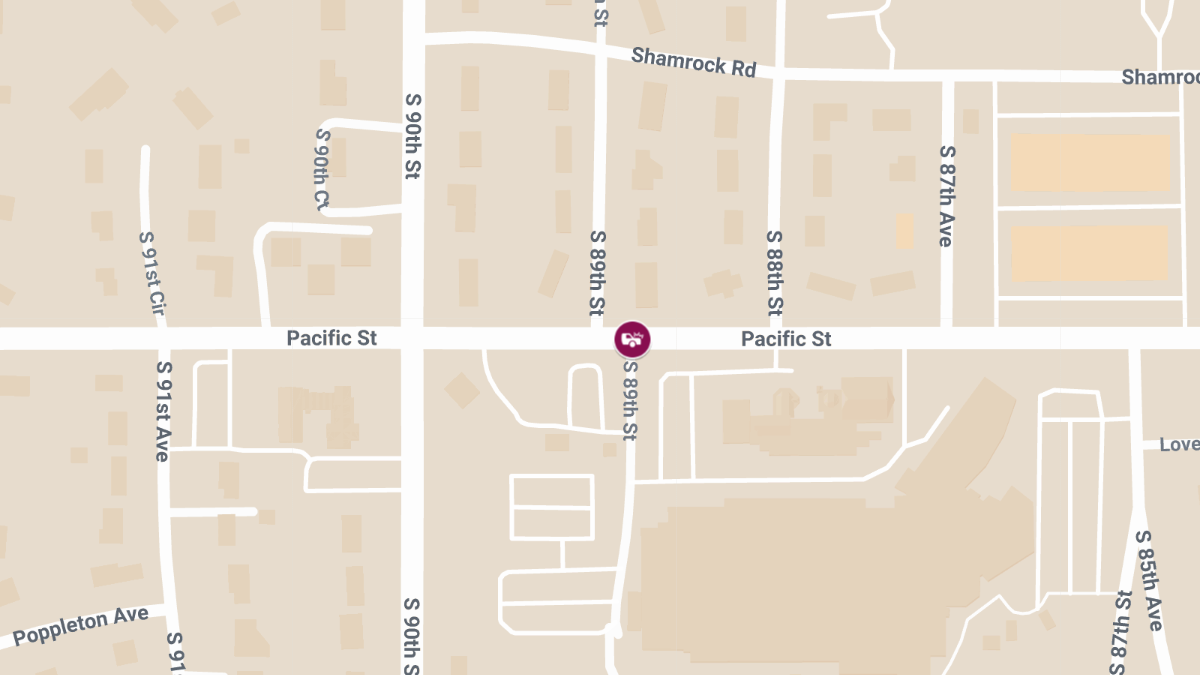 Injury Crash at 89th & Pacific St