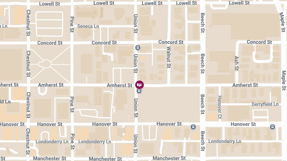 Injury Crash at Amherst St & Union St