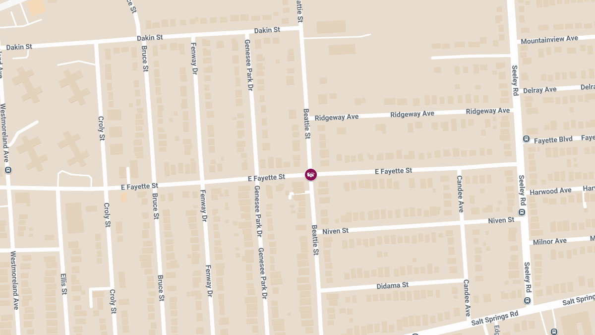 Injury Crash at Beattie St & E Fayette St in Salt Springs