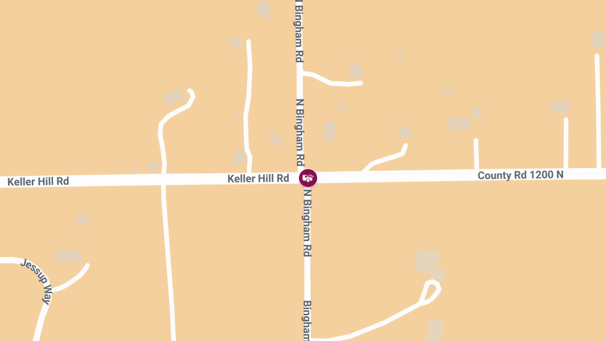 Injury Crash at Bingham Rd & Keller Hill Rd