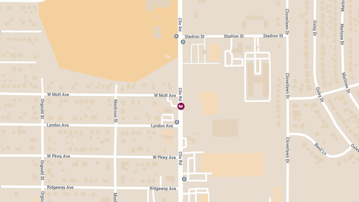 Injury Crash at Clio Rd & W Mott