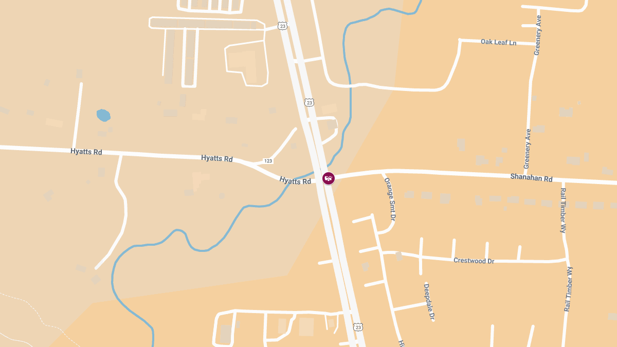 Injury Crash at Columbus Pike & Shanahan Rd