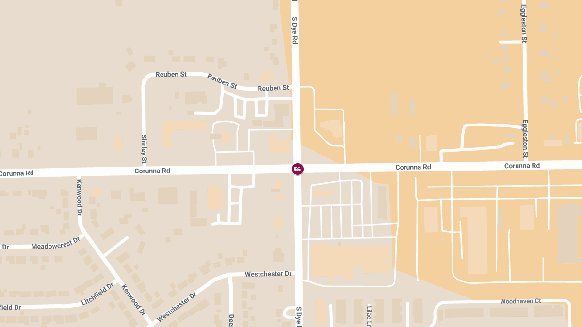 Injury Crash at Corunna Rd & S Dye Rd