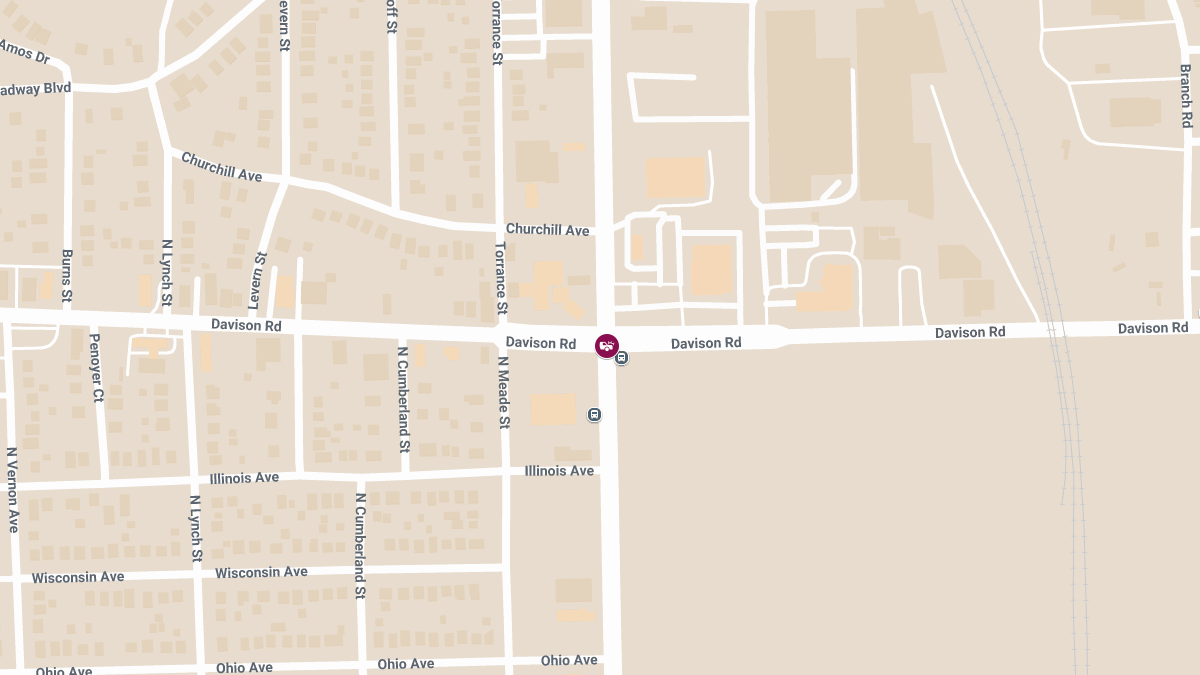 Injury Crash at Davison Rd & N Dort Hwy