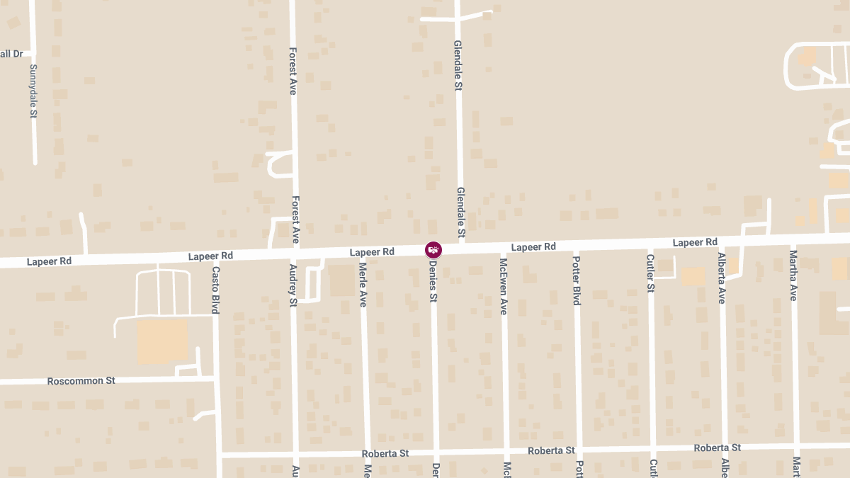 Injury Crash at Denies Ave & Lapeer Rd