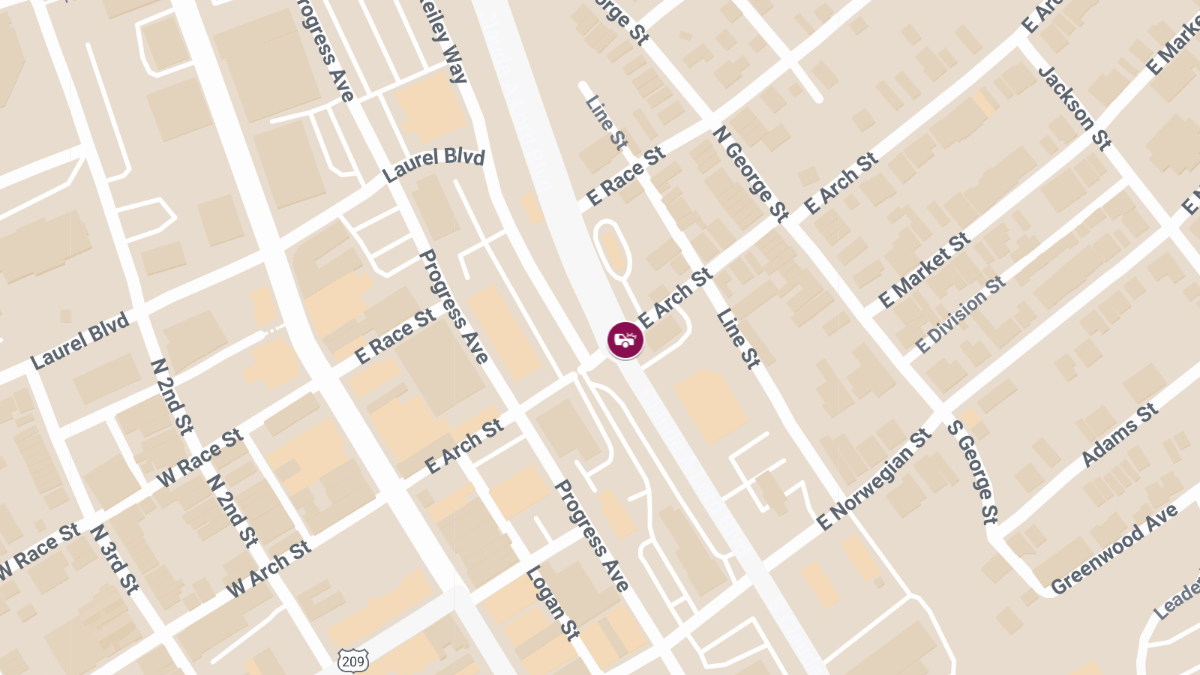 Injury Crash at E Arch St & N Claude A Lord Blvd