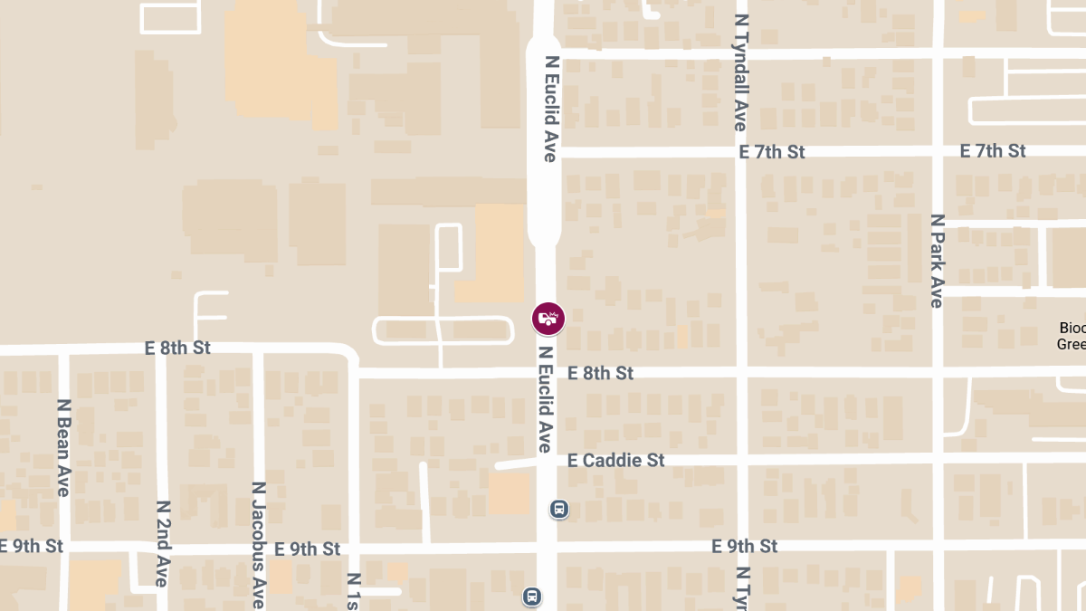 Injury Crash at Euclid Ave & 8th St