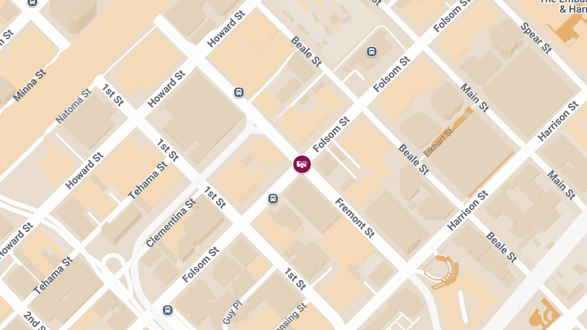 Injury Crash at Fremont St & Folsom St