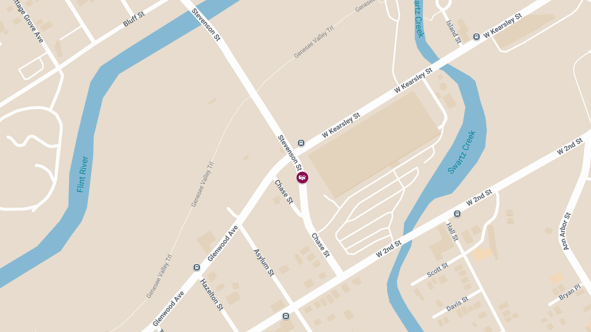 Injury Crash at GM Flint Tool and Die on N Stevenson St