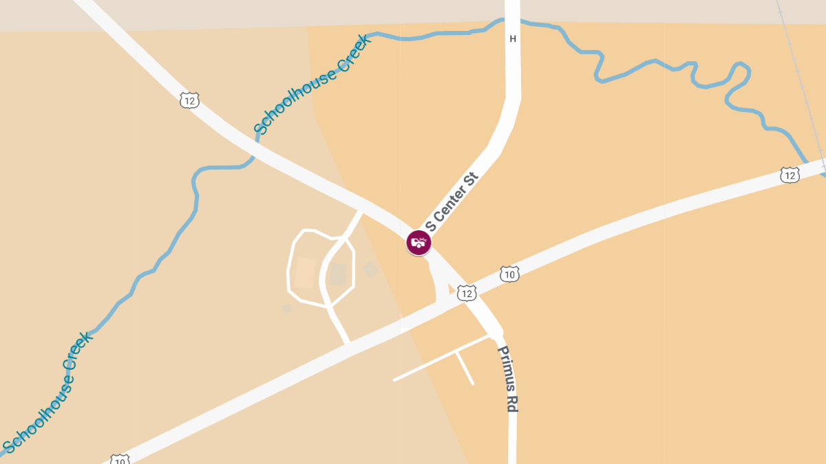 Injury Crash at Hwy 12 & County Hwy H