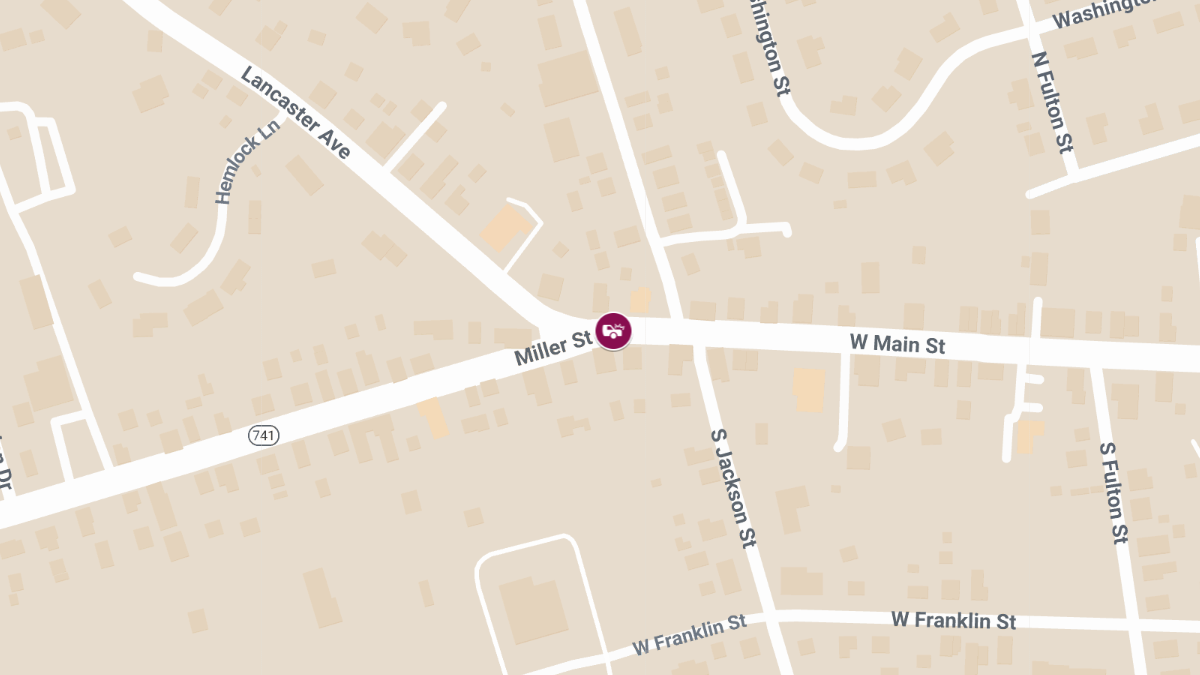 Injury Crash at Miller St & Lancaster Ave