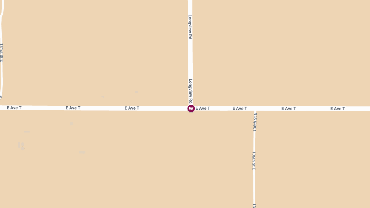 Injury Crash at N Longview Rd & E Avenue T