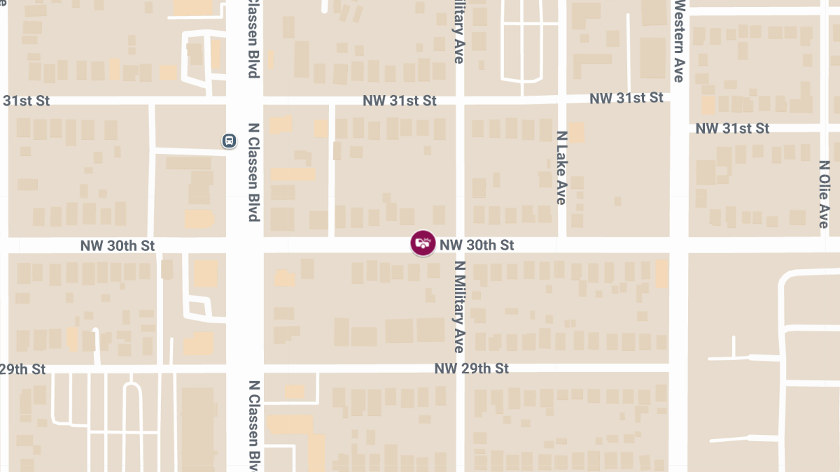 Injury Crash at N Military Ave & NW 30th St